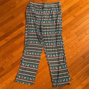 Posh Peanut Pajama Pants XXL Reindeer Christmas Winter Sebastian